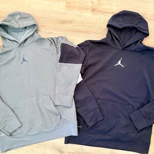 Boys Jordan Gray and Black Hoodie lot YXL